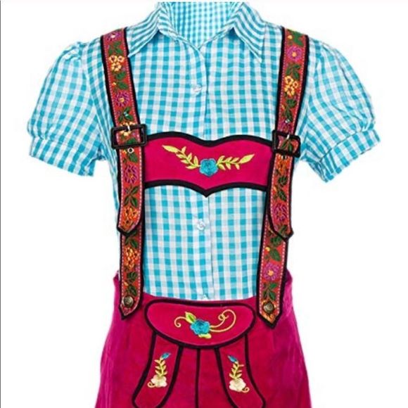 German Bavarian Lederhosen Costume‎ NWT - Picture 1 of 5